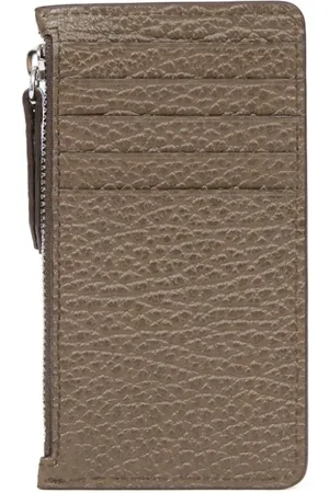 Maison Margiela Four-stitch leather card holder