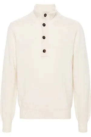 Tom Ford Buttoned-collar jumper
