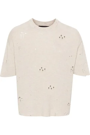 Federico Cina Distressed knitted T-shirt