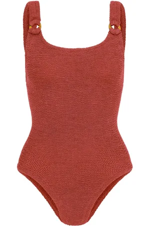 Hunza G Domino crinkled-effect swimsuit