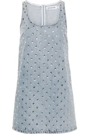 Self-Portrait Denim Dress