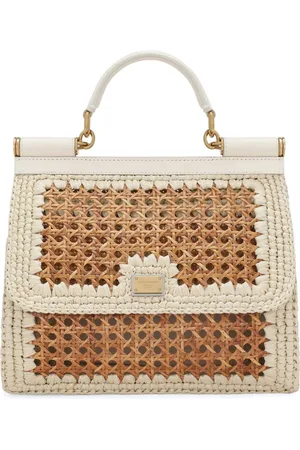 Dolce & Gabbana Large Sicily cotton-blend bag