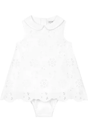 Dolce & Gabbana Broderie-anglaise cotton dress set