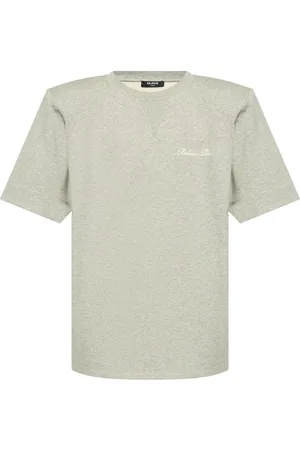 Balmain Logo-embroidered cotton T-shirt
