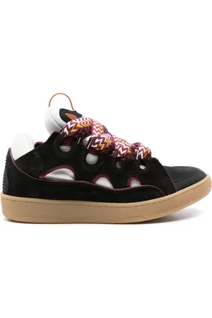 Lanvin Curb suede sneakers