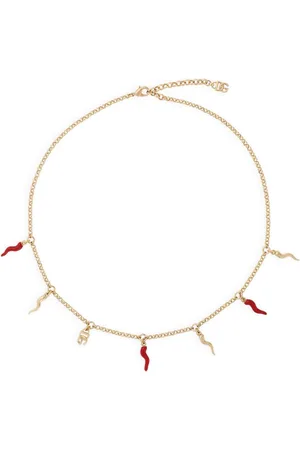 Dolce & Gabbana DG horn-charm necklace