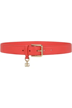 Dolce & Gabbana DG-charm leather belt