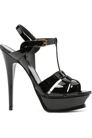 Saint Laurent 105mm Classic Tribute patent sandals