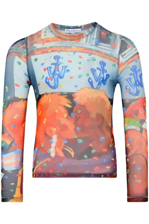 J.W.Anderson Semi-sheer graphic-print T-shirt