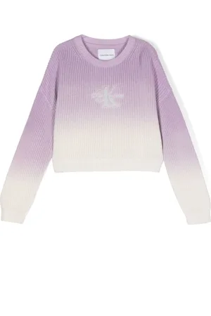 Calvin Klein Gradient-effect cotton jumper