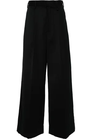 Simone Rocha Pleated wide trousers