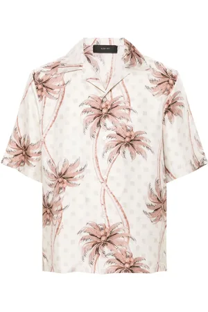 AMIRI Twisted Palms silk shirt