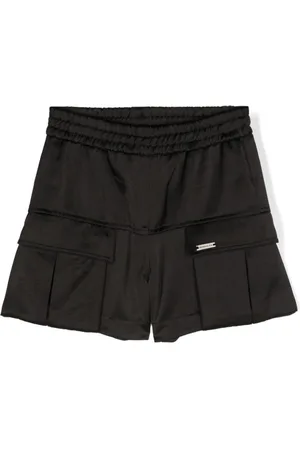 MONNALISA Satin cargo shorts