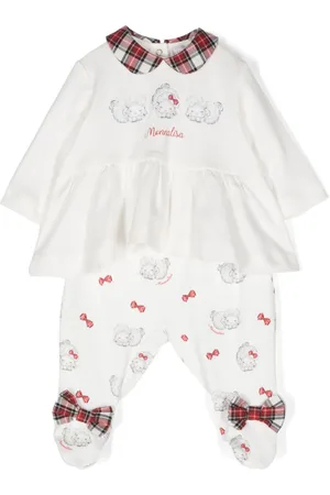 MONNALISA Bow-detail trouser set
