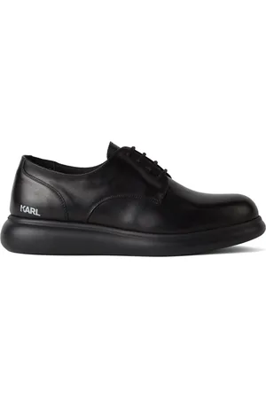 Karl Lagerfeld Granby leather derby shoes