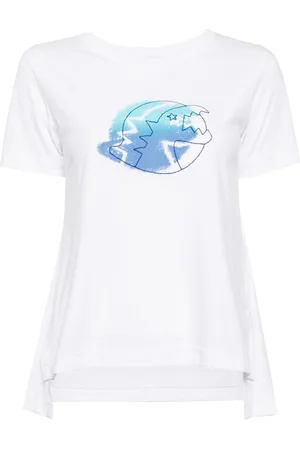 AGNÈS B. Chalk Bubble Dino cotton T-shirt