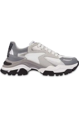 Moschino Panelled lace-up sneakers