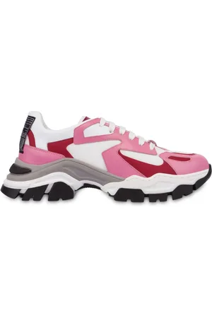 Moschino Panelled lace-up sneakers