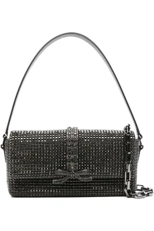 Self-Portrait Gem-embellished shoulder bag