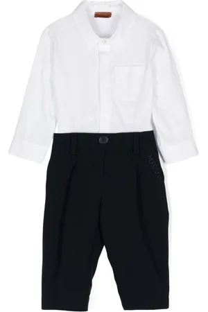 Missoni Embroidered-logo trouser set