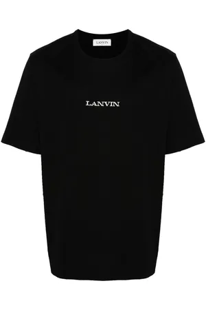 Lanvin Logo-embroidered cotton T-shirt