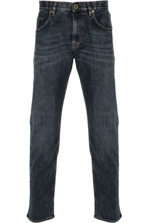 ELEVENTY Stonewashed slim cut jeans