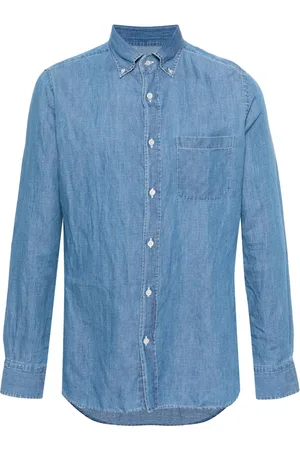 MOORER Rolf chambray shirt