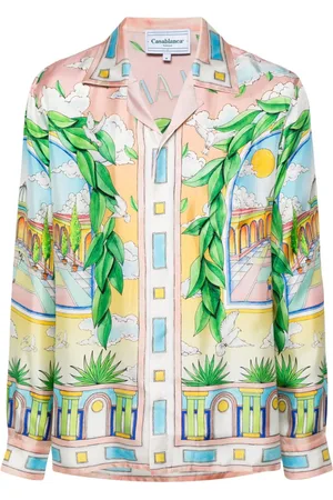 Casablanca Paysage Ideal silk shirt
