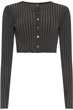 Alexander Wang Ribbed cropped cardigan