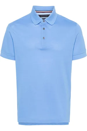 Tommy Hilfiger Logo-embroidered piqué polo shirt