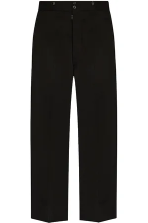 Maison Margiela Four-stitch wool trousers