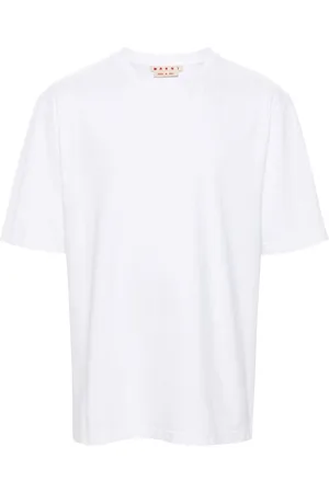 Marni Logo-patch cotton T-shirt