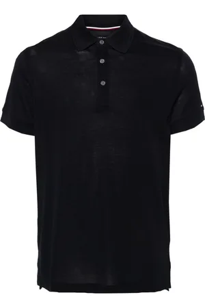 Tommy Hilfiger Logo-embroidered piqué polo shirt