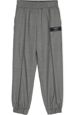 Balmain Mid-rise tapered trousers