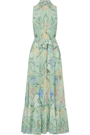 Camilla Dreaming in Dutch-print silk dress