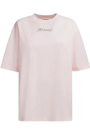 Marni Logo print cotton t-shirt