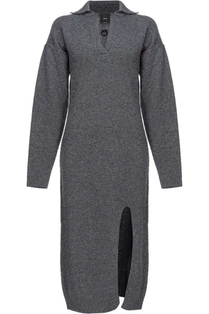 Pinko V-neck knitted dress