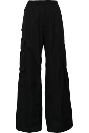 Nº21 High-waisted cotton cargo trousers
