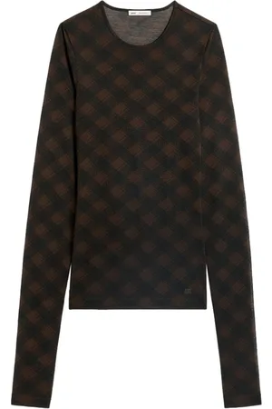 Ami Logo-embroidered cotton-blend top