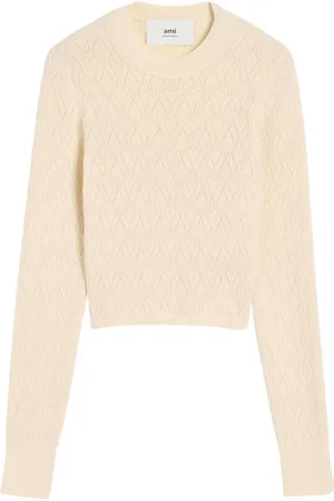 Ami Ami de Coeur cotton-blend top