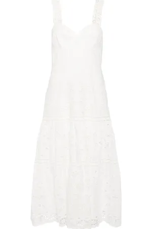 Farm Rio Richillieu broderie anglaise midi dress