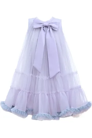 Mimi Tutu Tulle-overlay frilled dress