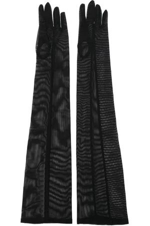Ioana Ciolacu Ley elbow-length mesh gloves