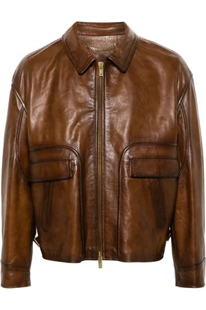 Golden Goose Zip-up leather jacket