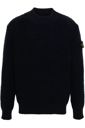 Stone Island Compass-badge chunky jumper