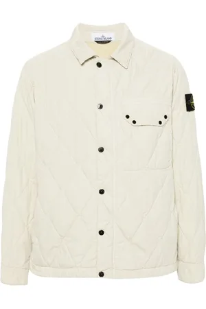 Stone Island Compass-badge quilted jacket