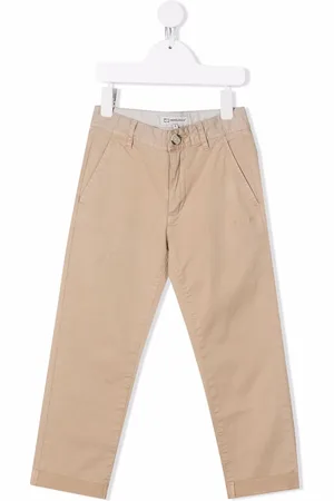 Woolrich Embroidered-logo four-pocket chinos