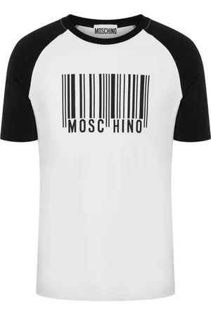 Moschino Barcode-print cotton-blend t-shirt