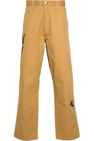 Carhartt Ducks-embroidered straight-leg trousers