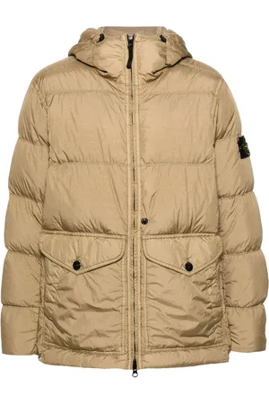 Stone Island Compass-badge hooded padded jacket
